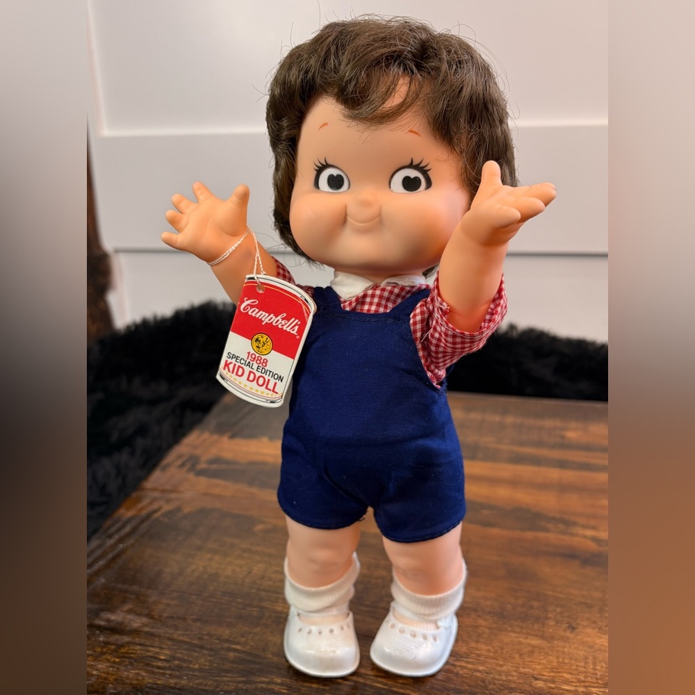 Campbell’s Kids 1988 Special Edition Doll Red Blue Outfit w Tag